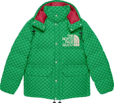 gucci green north face jacket|north face gucci boots price.